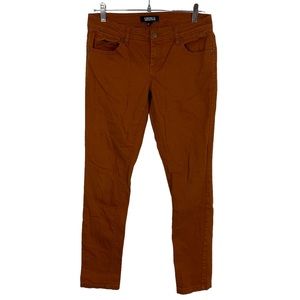 Forever 21 Burnt Orange Skinny Denim Jeans